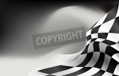 Bild checkered flag background vector race design