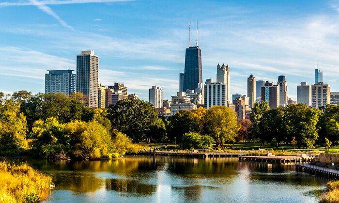 Bild Chicago Skyline from Lincoln Park