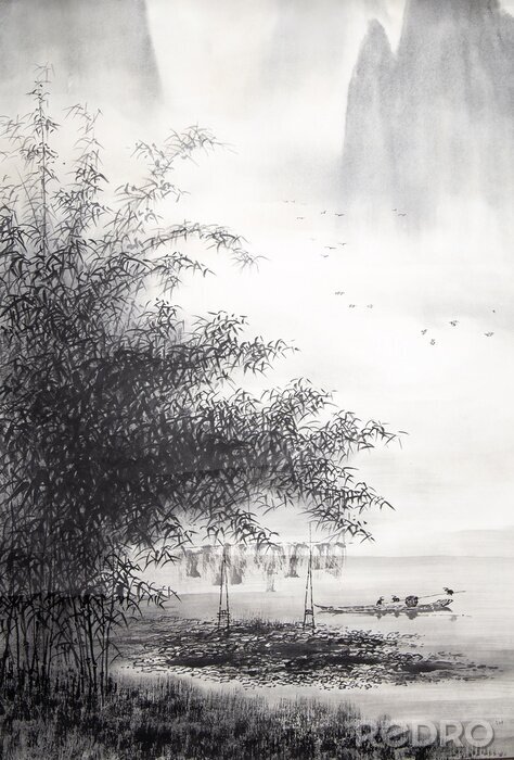 Bild Chinese traditional painting of landscape