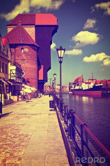 Bild Danziger Landschaft in Retro-Tönen