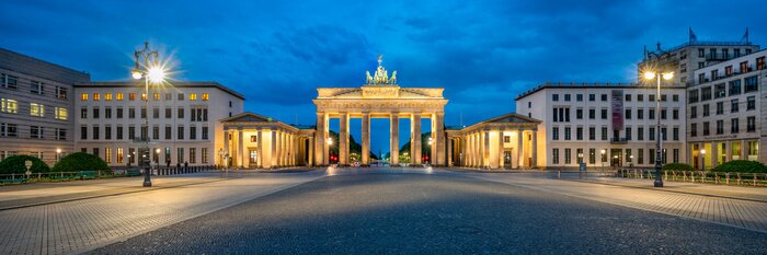 Bild Das Brandenburger Tor am Abend