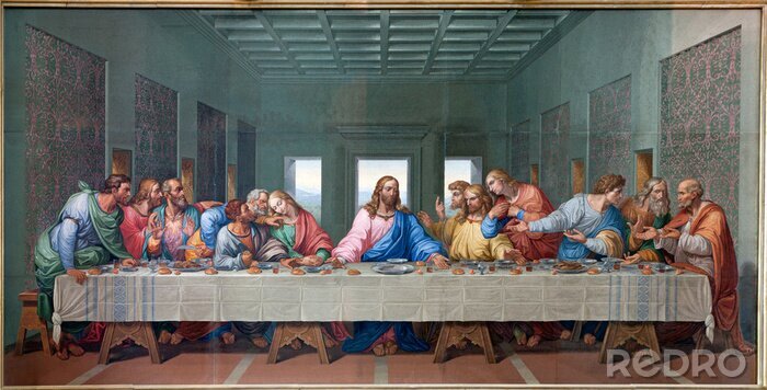 Bild Das letzte Abendmahl des Malers da Vinci