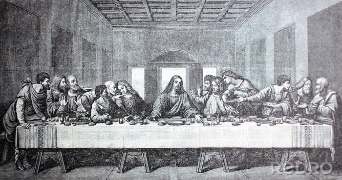 Bild Das letzte Abendmahl von Leonardo Da Vinci