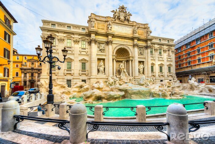 Bild Der berühmte Trevi-Brunnen in Rom