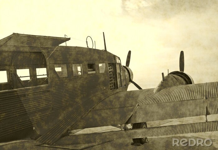 Bild Deutsches altes Flugzeug