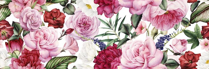 Bild Dichter Blumengarten