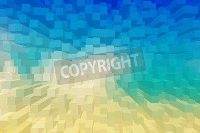 Bild Dreidimensionale 3D Mosaiken