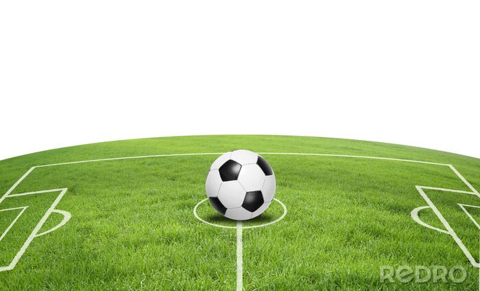 Bild Dreidimensionaler Fußballplatz