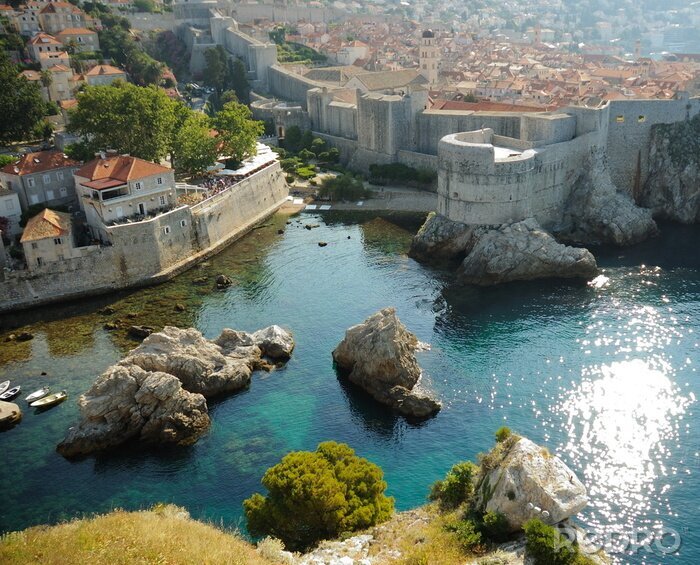 Bild Dubrovnik aus der Vogelperspektive