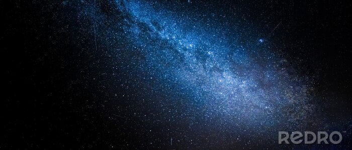 Bild Dunkelblaue Milchstraße und Sterne