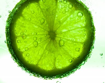 Durchschnitt der Limonenfrucht
