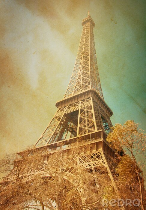 Bild Eiffelturm als Pariser Architektur