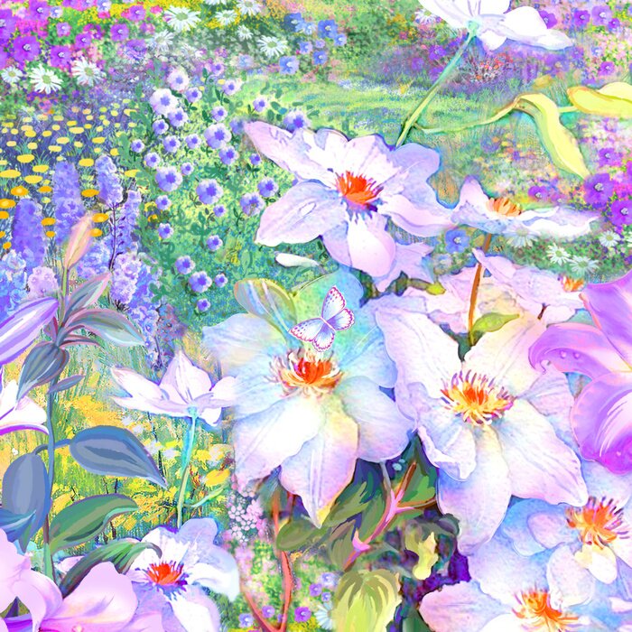 Bild Ein blühender Garten