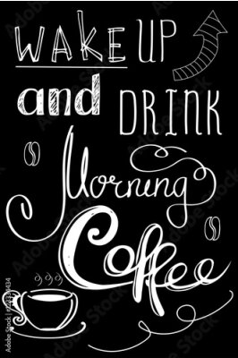 Bild Ein Brief über Kaffeetrinken am Morgen