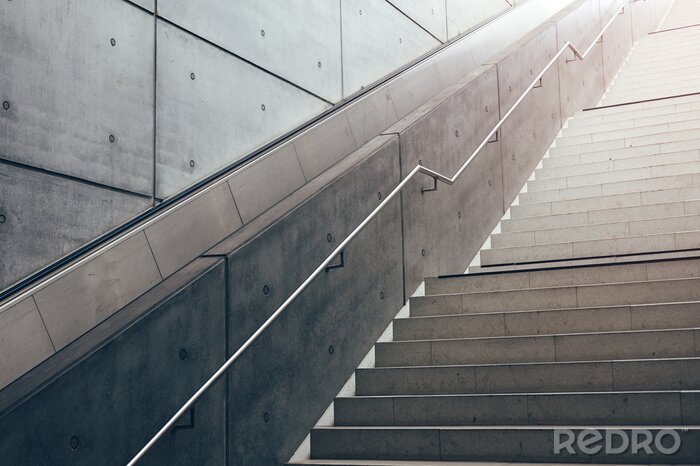 Bild Eine moderne Betontreppe 