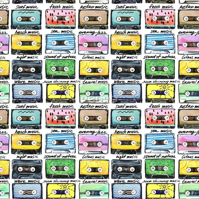 Bild Eine Sammlung von Kassetten