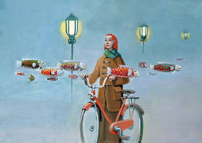 Bild Eine surreale Radtour