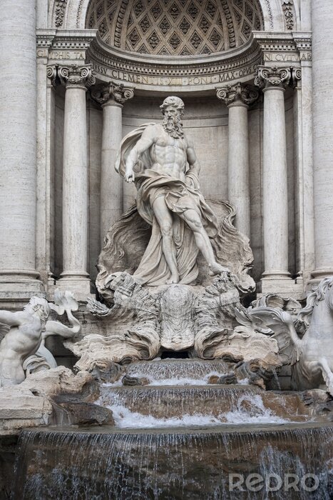 Bild Einzelheiten zum Trevi-Brunnen in Rom