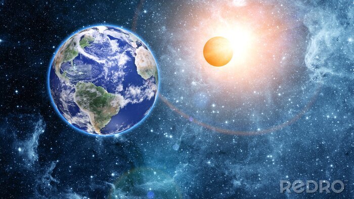 Bild Erde, Sonne und Mond