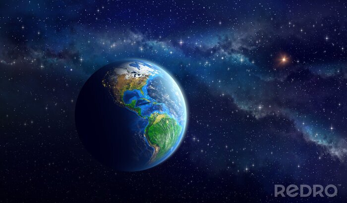 Bild Erde und Sterne