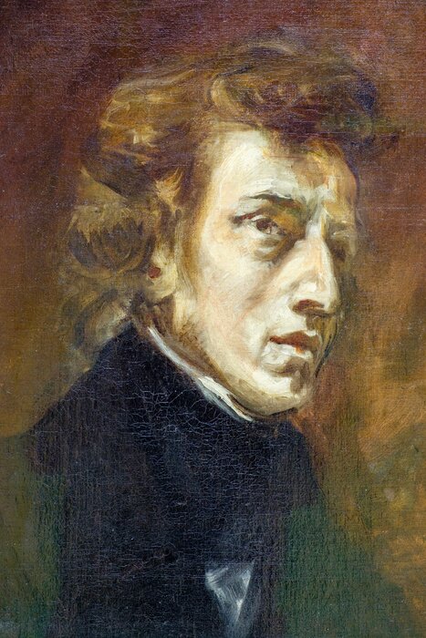 Bild Eugène Delacroix, retrato de Frédéric Chopin