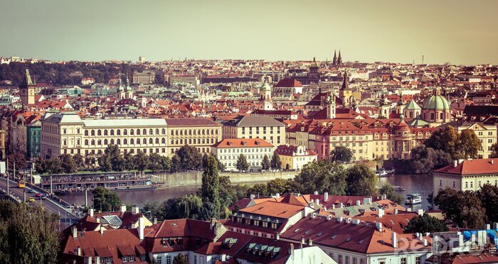 Bild Europäische Stadt aus Vogelperspektive