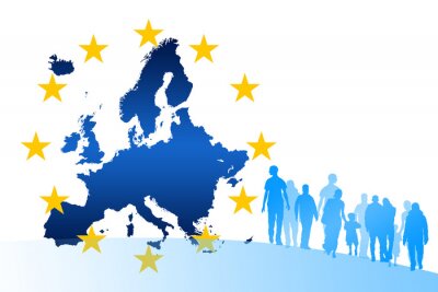 Bild Europäische Union und Menschen