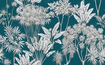 Bild Exotische Dickichte aus Bambus und Palmen