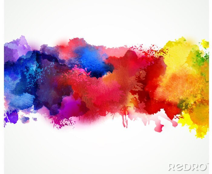 Bild Explosion von farbigem Pulver