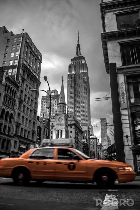 Bild Fahrt durch Straße von New York City
