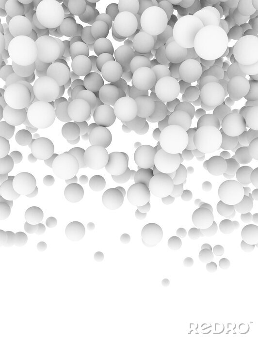 Bild Fallende 3D Kugeln