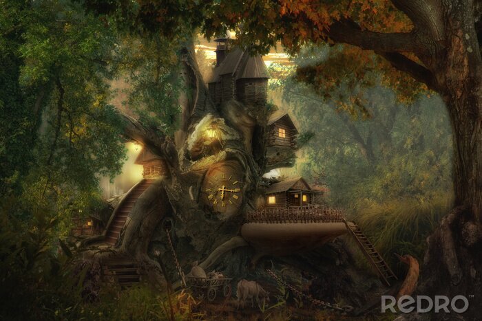 Bild Fantasy Baumhaus