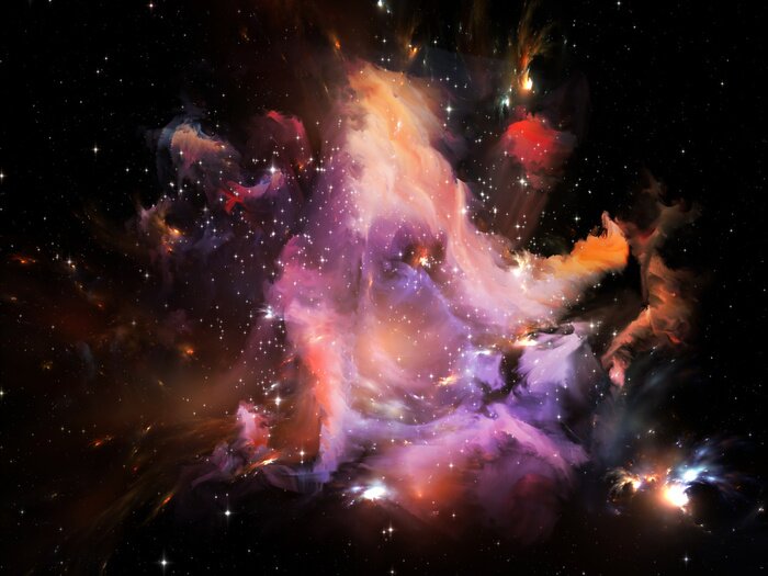 Bild Fantasy-Darstellung mit Kosmos