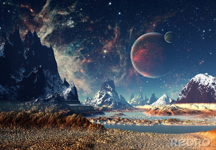 Bild Fantasy-Grafiken mit kosmischer Ansicht