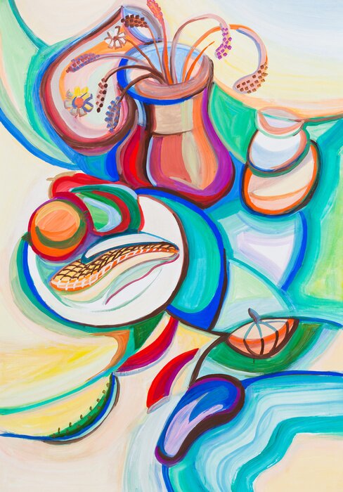 Bild Farben des Stilllebens