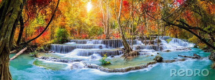 Bild Farben des Wasserfalls