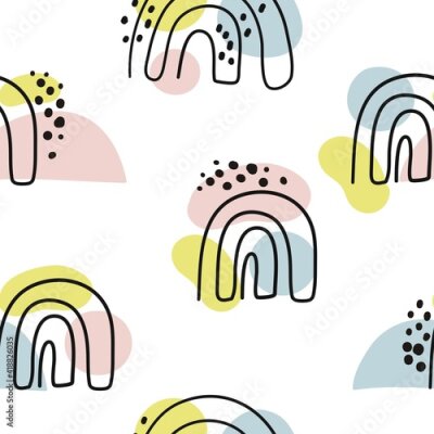 Bild Farbspritzer und Regenbogen