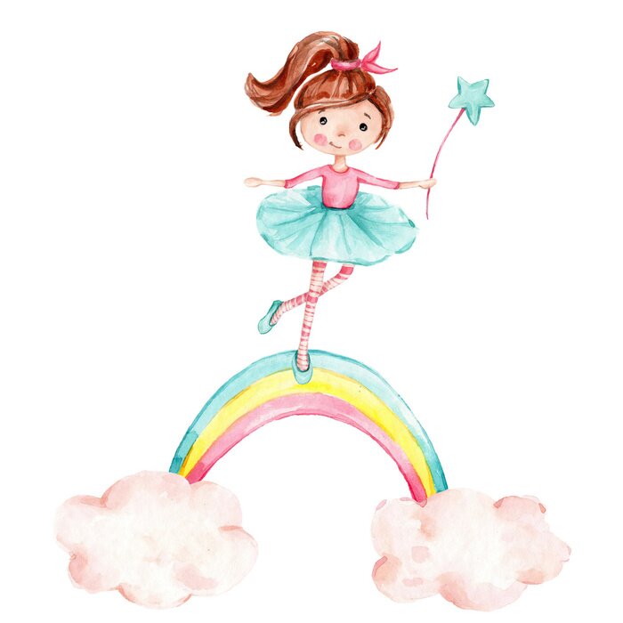 Bild Fee mit einem sternförmigen Zauberstab