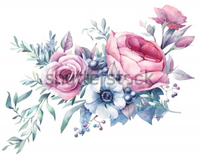 Bild Feldblumen auf einem Pastellgemälde