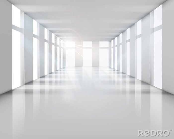 Bild Fenster im weißen Tunnel