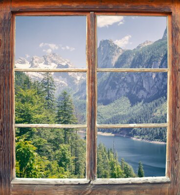 Fensterblick Gosausee