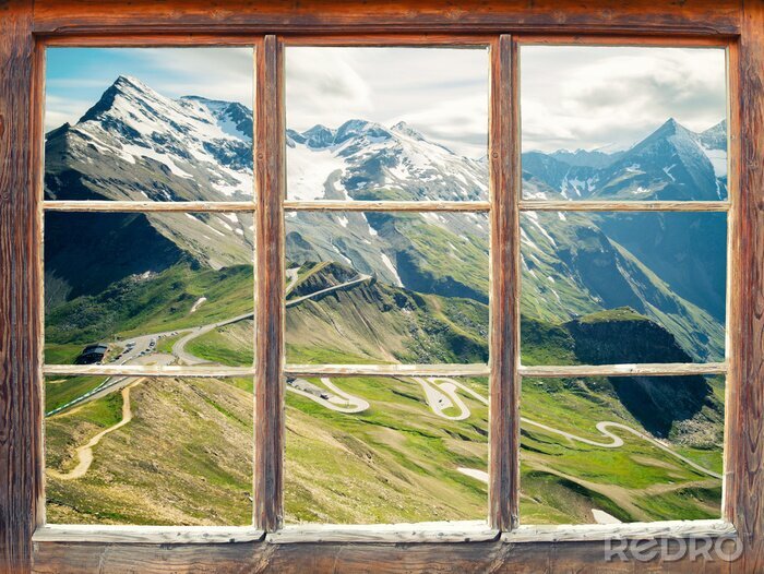 Bild Fensterblick Großglockner