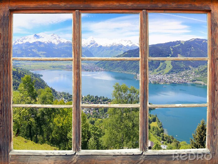 Bild Fensterblick Zell am See