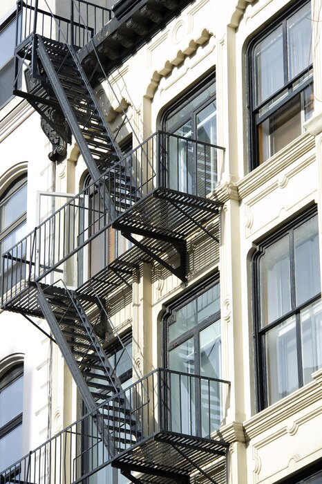 Bild Feuertreppe in New York City