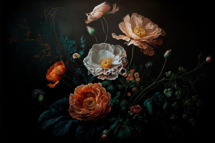 Bild Fine art still life of flowers