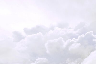 Fototapete Flauschige weiße Wolken