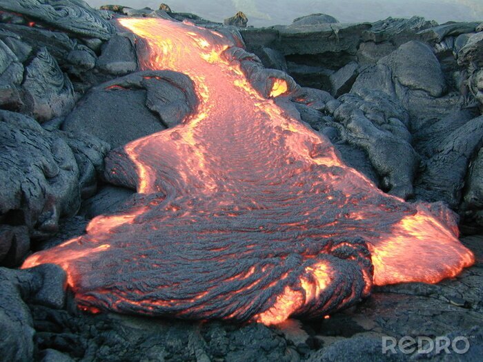 Bild Fließende Lava als Teil der Natur