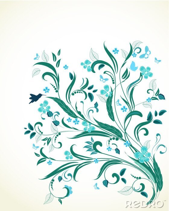 Bild floralen Ornament für Ihren Entwurf