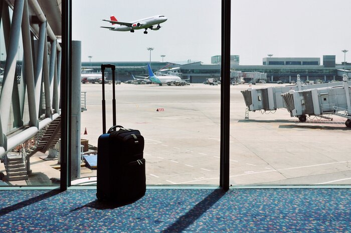 Bild Flughafen und Flugzeug