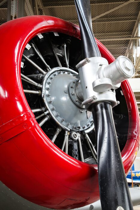 Bild Flugzeug von vorne gesehen